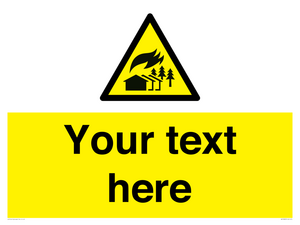 Custom Warning: Large scale fire zone